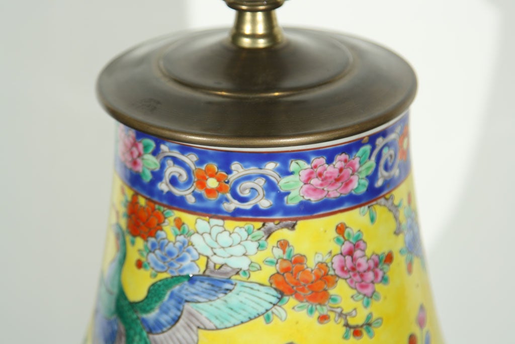 19th Century Chinese Export Lamp For Sale